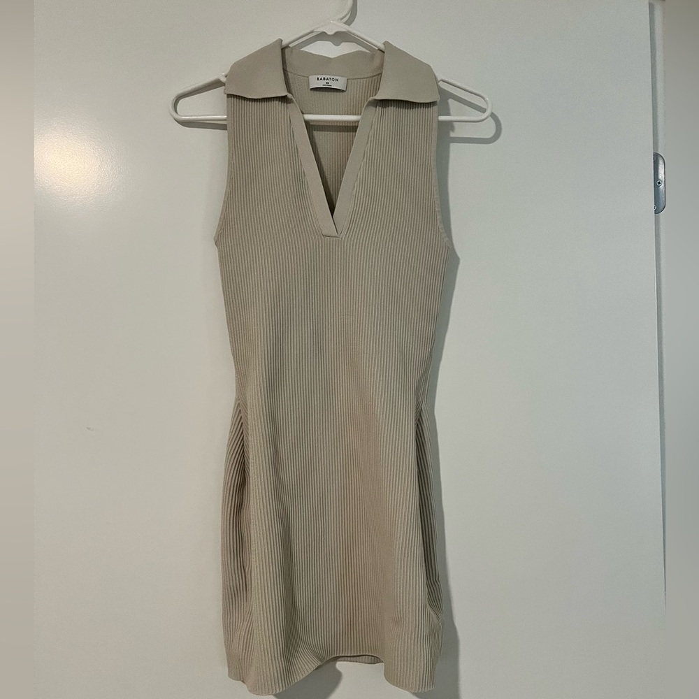 Aritizia Babaton Cream Dress